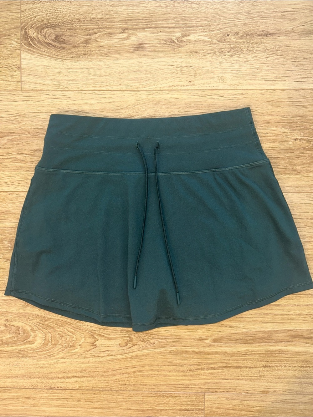 Women’s High-Waist Drawstring Active Shorts - Dark Teal